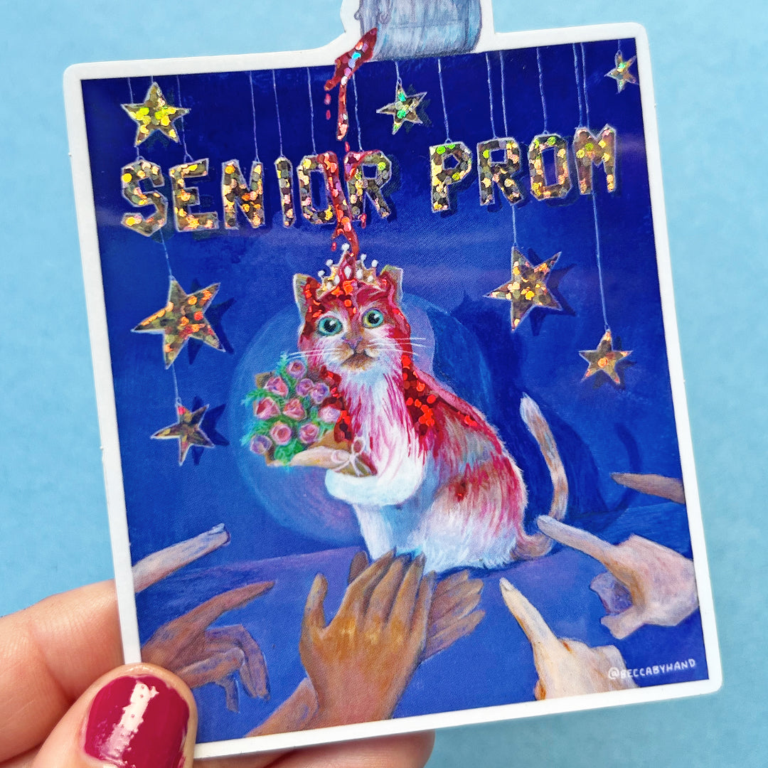 Carrie Cat Sticker