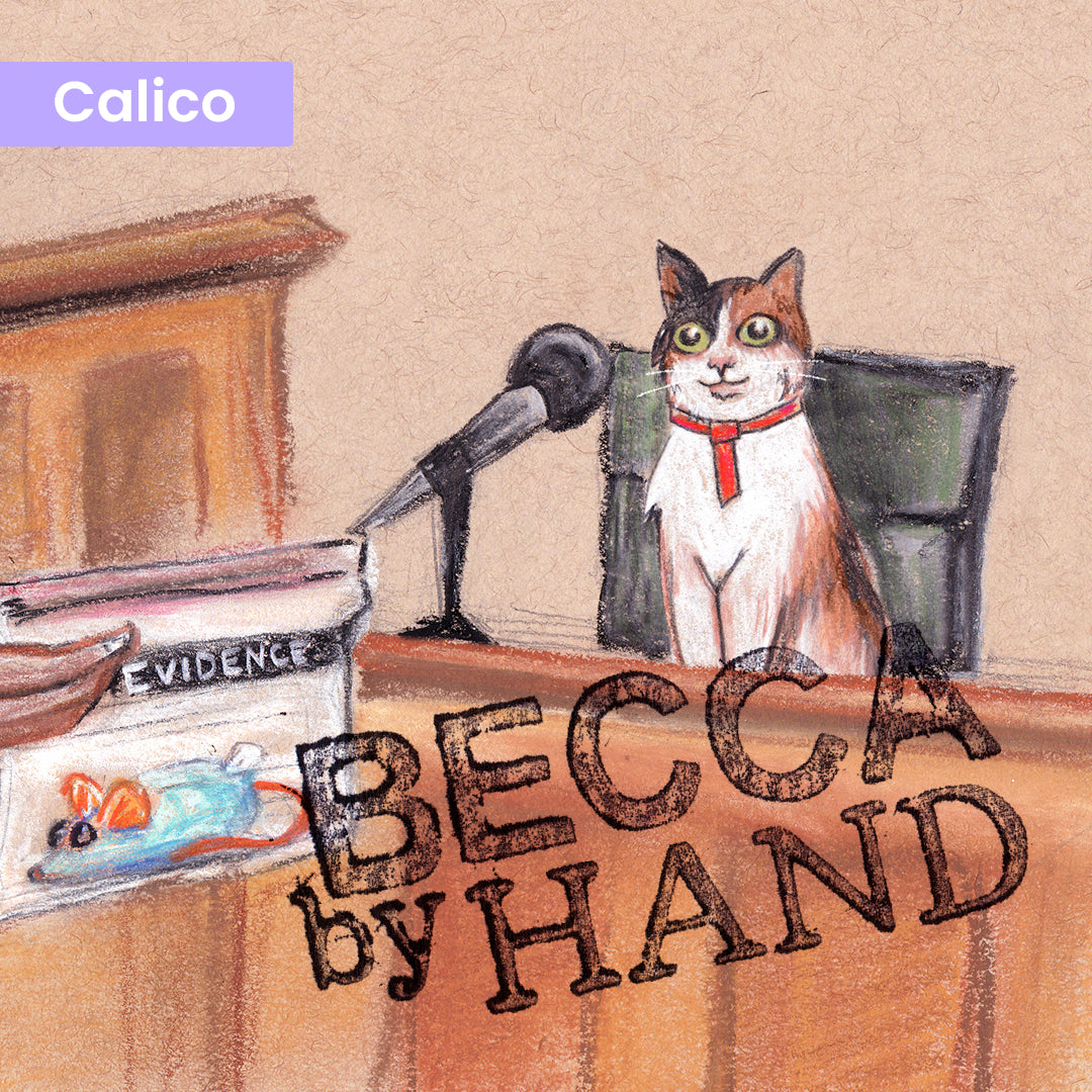Choose Your Cat On Trial, Claw & Order Art Print