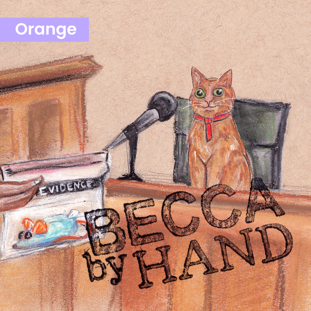 Choose Your Cat On Trial, Claw & Order Art Print