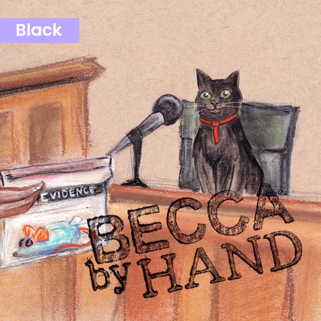 Choose Your Cat On Trial, Claw & Order Art Print