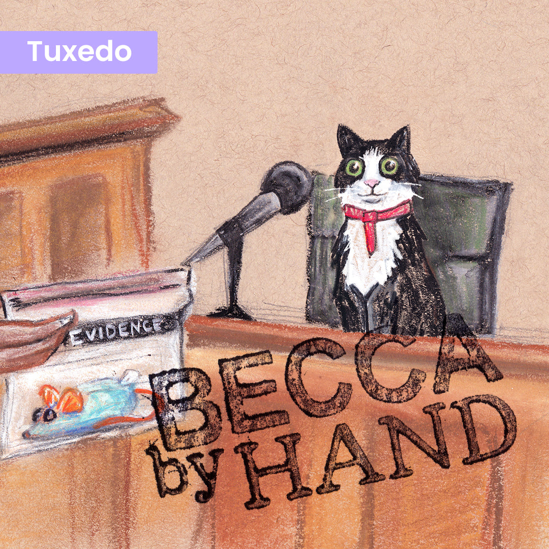 Choose Your Cat On Trial, Claw & Order Art Print
