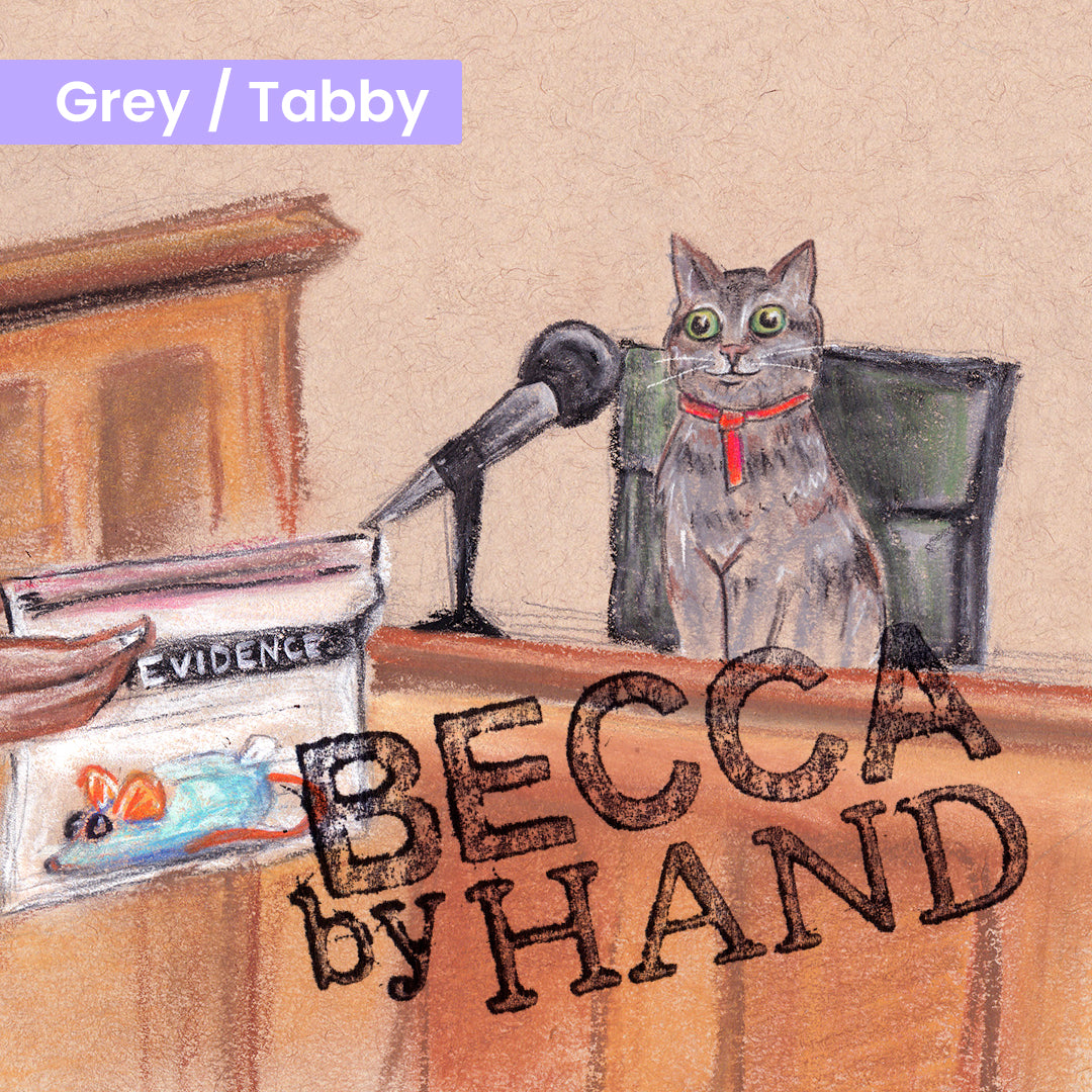 Choose Your Cat On Trial, Claw & Order Art Print