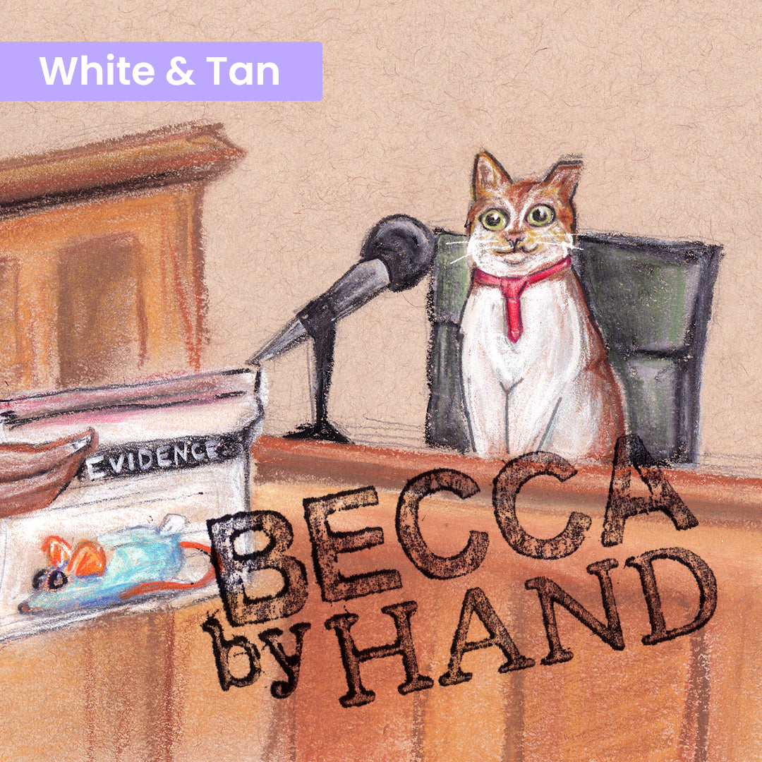 Choose Your Cat On Trial, Claw & Order Art Print