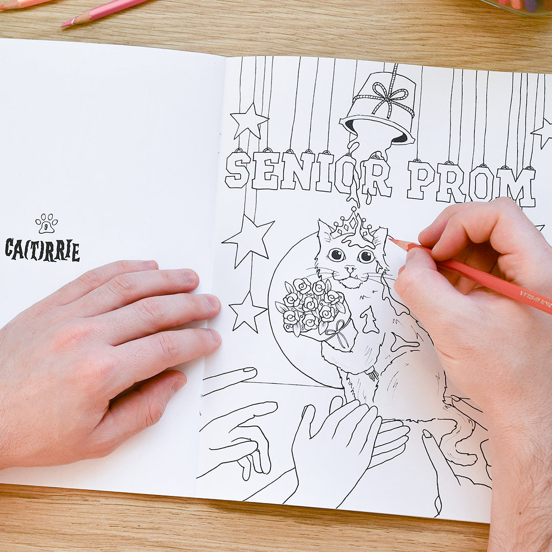 Scaredy Cats Coloring Book