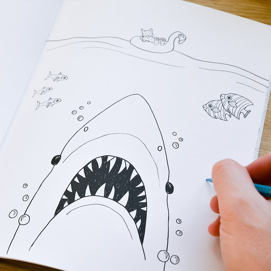 Scaredy Cats Coloring Book