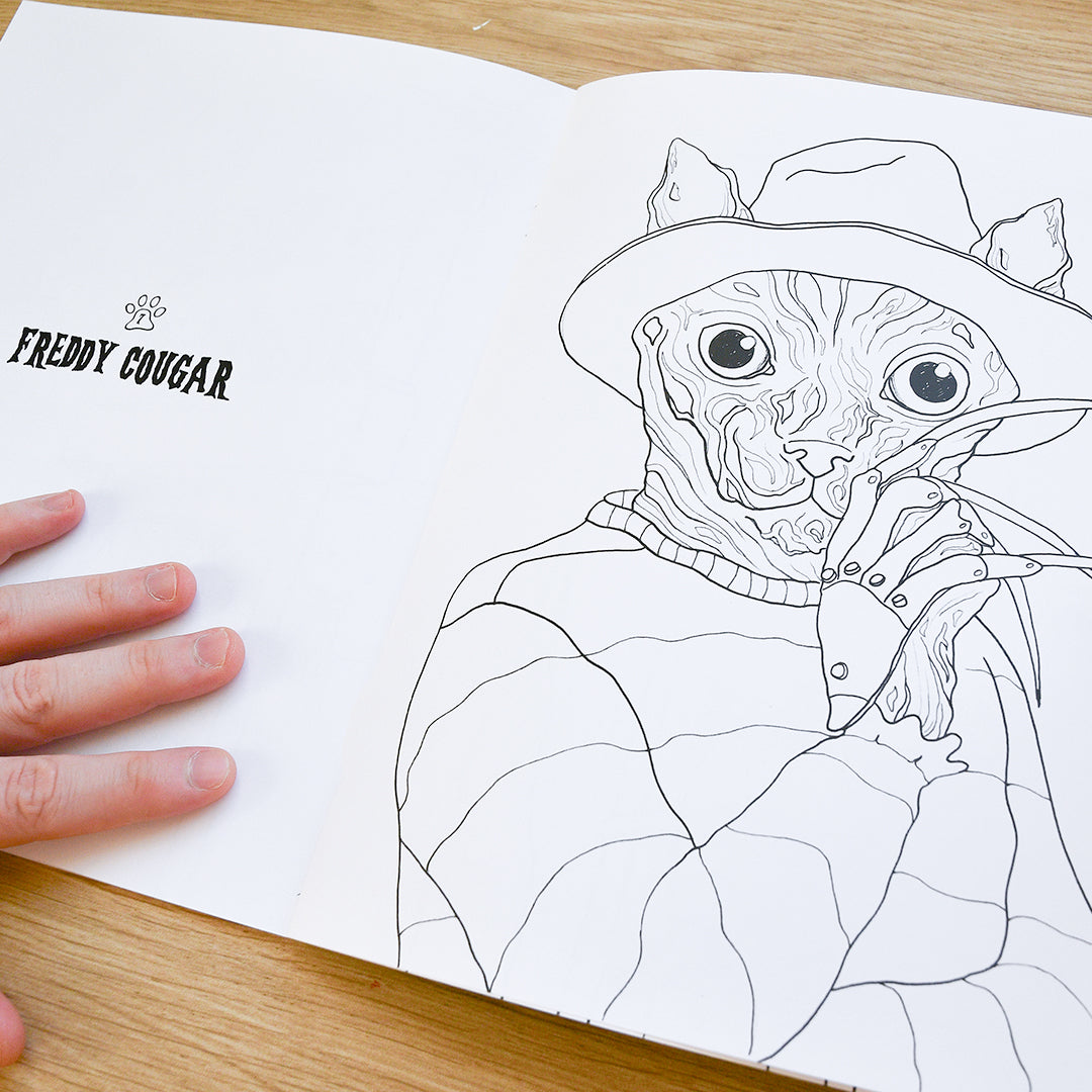 Scaredy Cats Coloring Book
