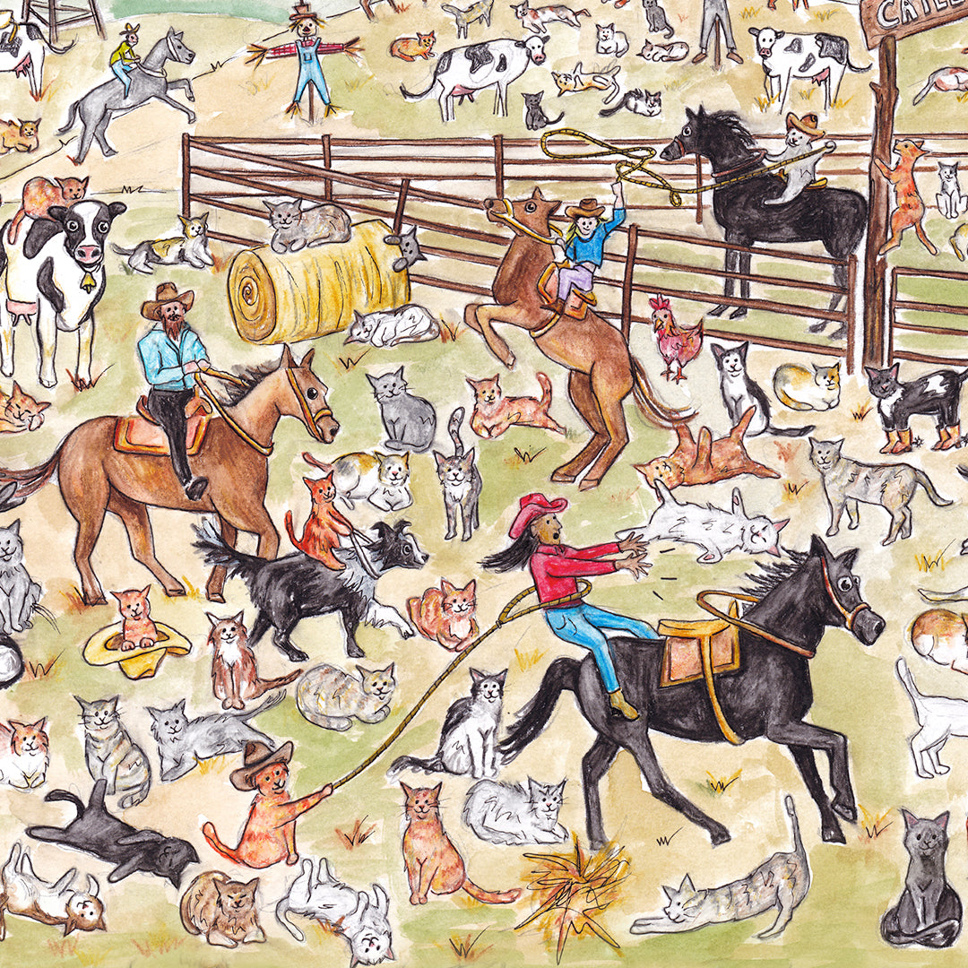 Herding Cats Art Print