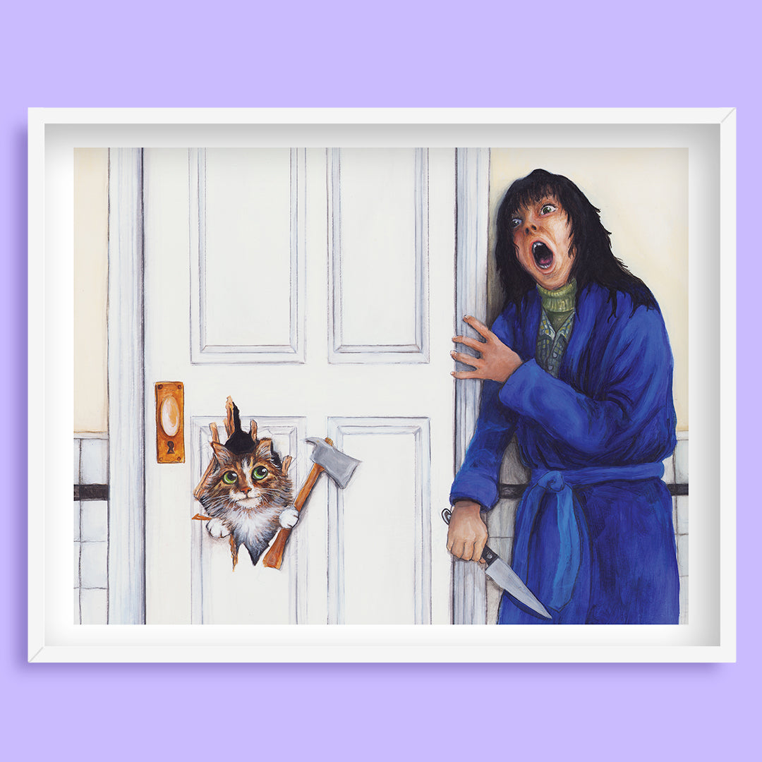 Here's Kitty Art Print