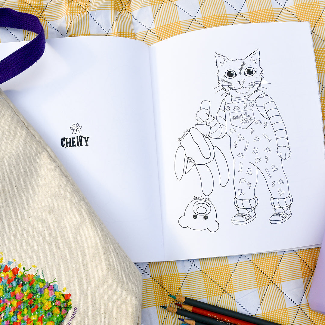 Scaredy Cats Coloring Book