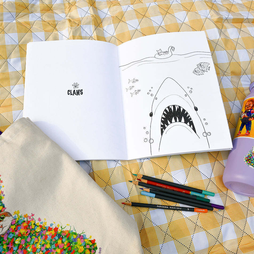 Scaredy Cats Coloring Book