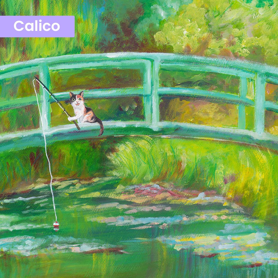 Choose Your Cat In A Monet Painting