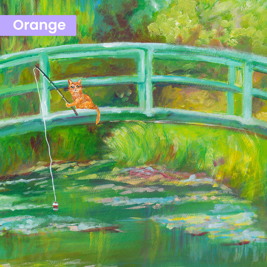 Choose Your Cat In A Monet Painting