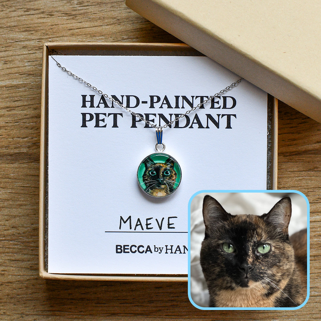 Custom Painted Pet Pendant