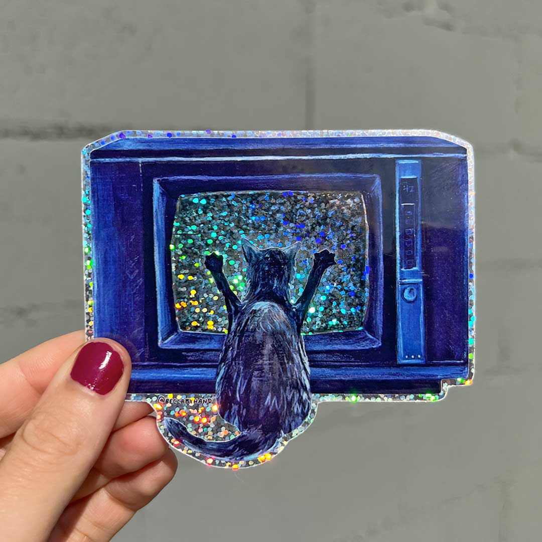 Purrtergeist Sticker