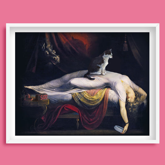 The Nightmeow Art Print