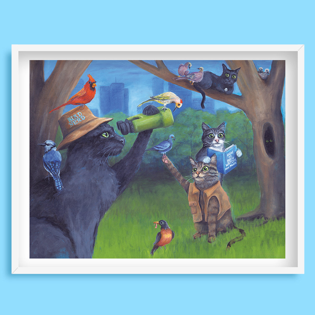 The Birdwatchers Art Print