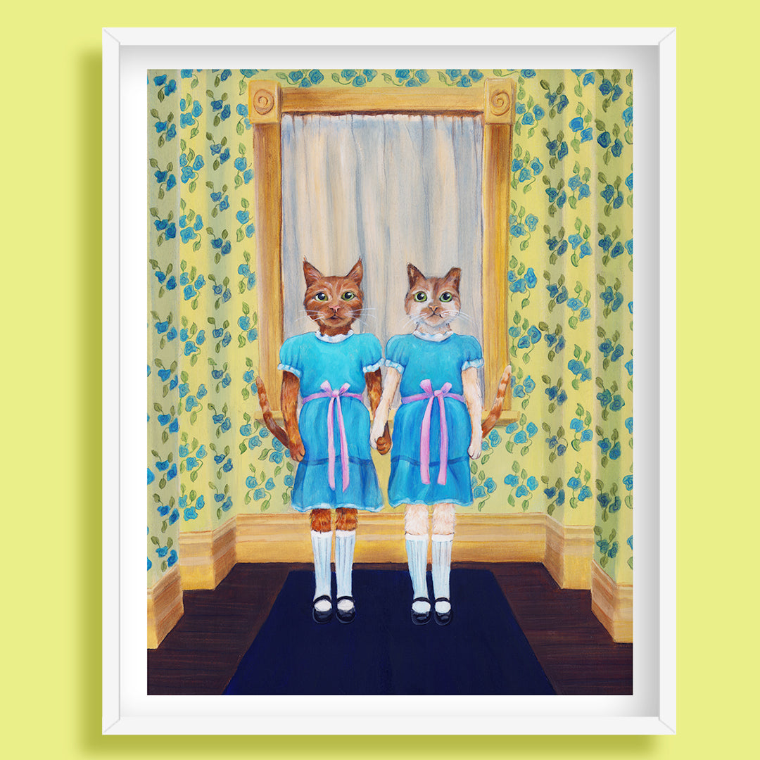 The Shedding Twins Art Print