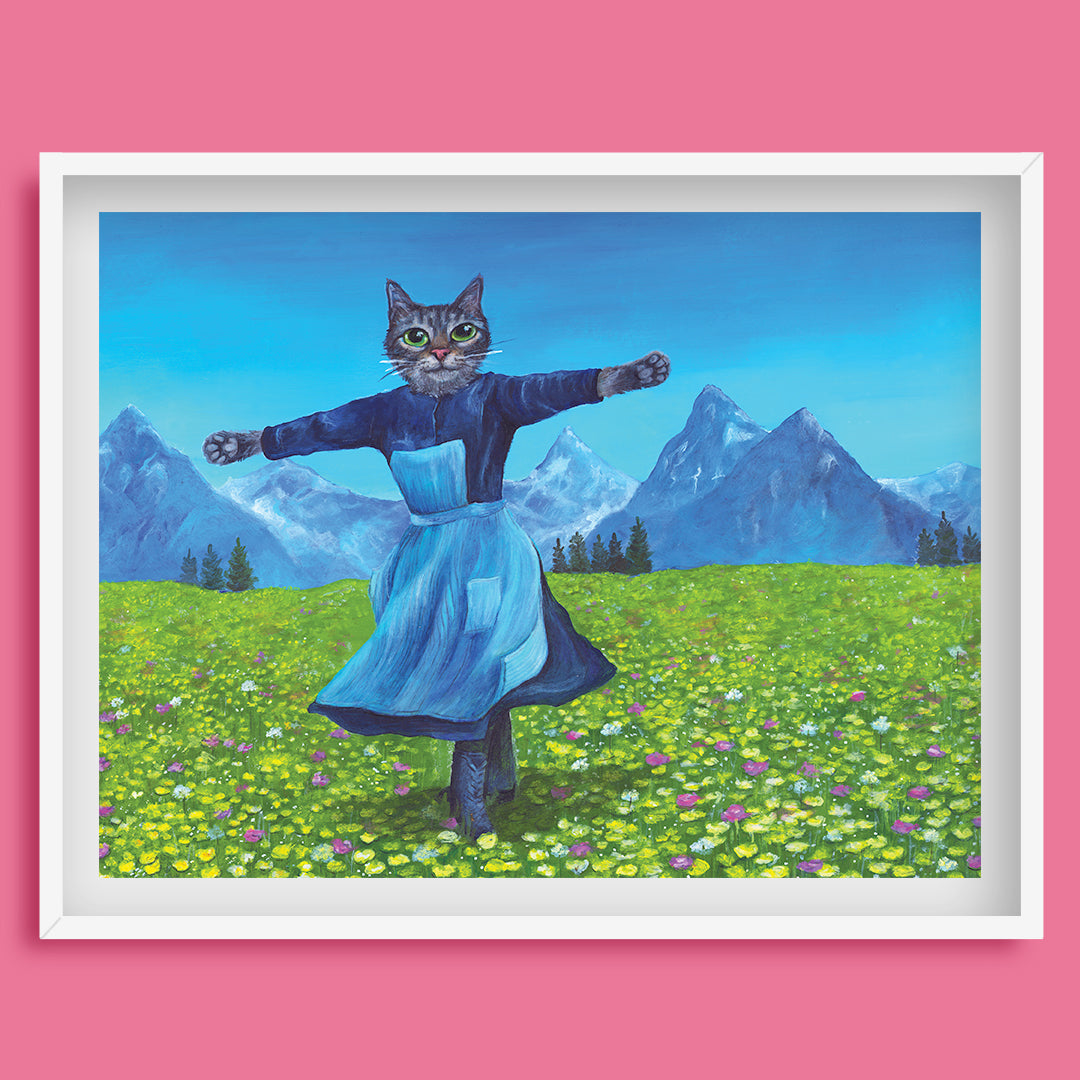 Sound of Mewsic Art Print