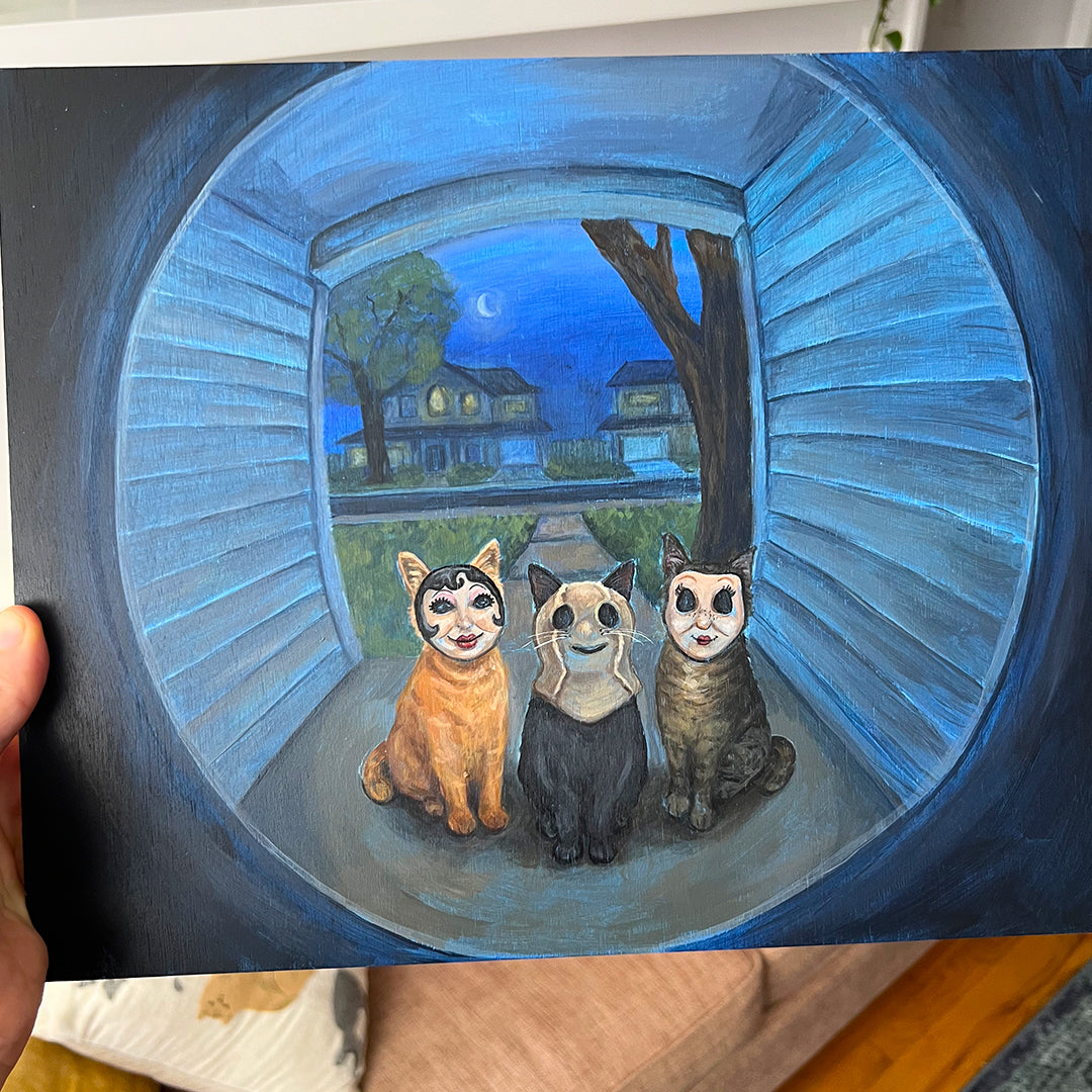 Original The Strangepurs Painting