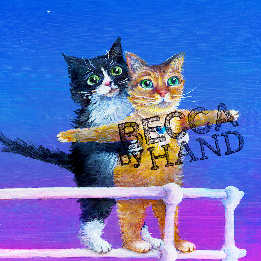 Titanic Cats Art Print