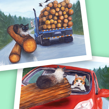 Feline-al Destination Art Print