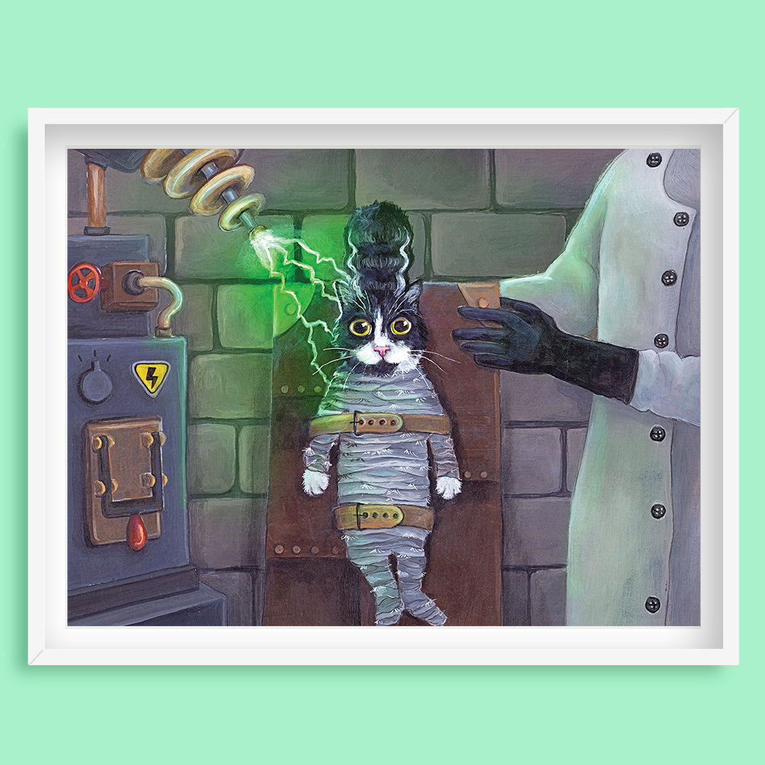 Bride of Furkenstein Art Print