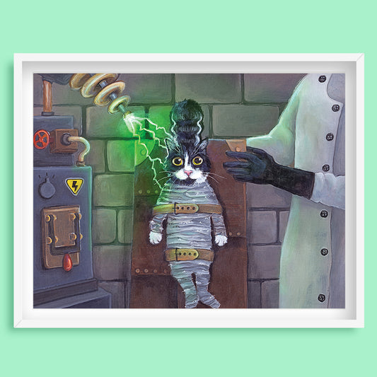 Bride of Furkenstein Art Print