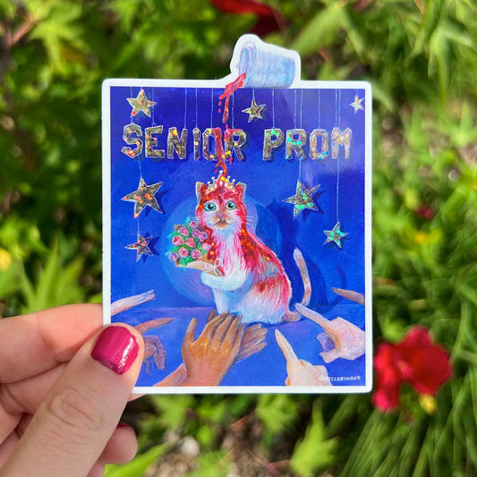 Carrie Cat Sticker