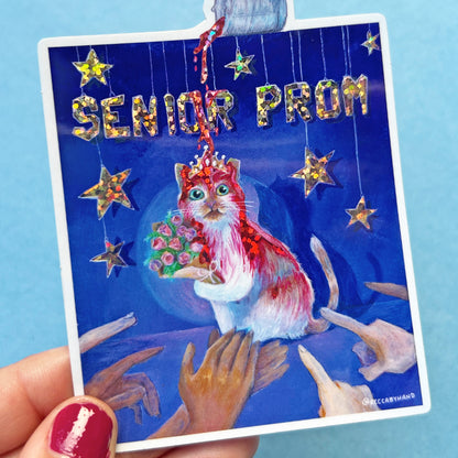 Carrie Cat Sticker