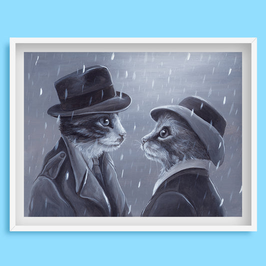 Catsablanca Art Print