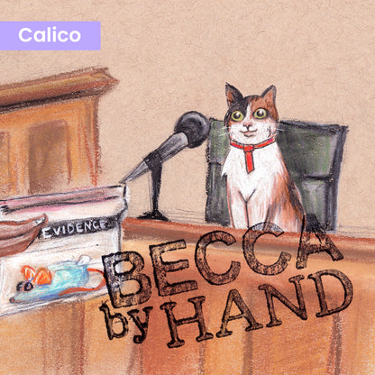 Choose Your Cat On Trial, Claw & Order Art Print