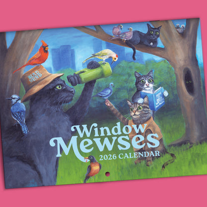 PRE-ORDER Window Mewses 2026 Calendar