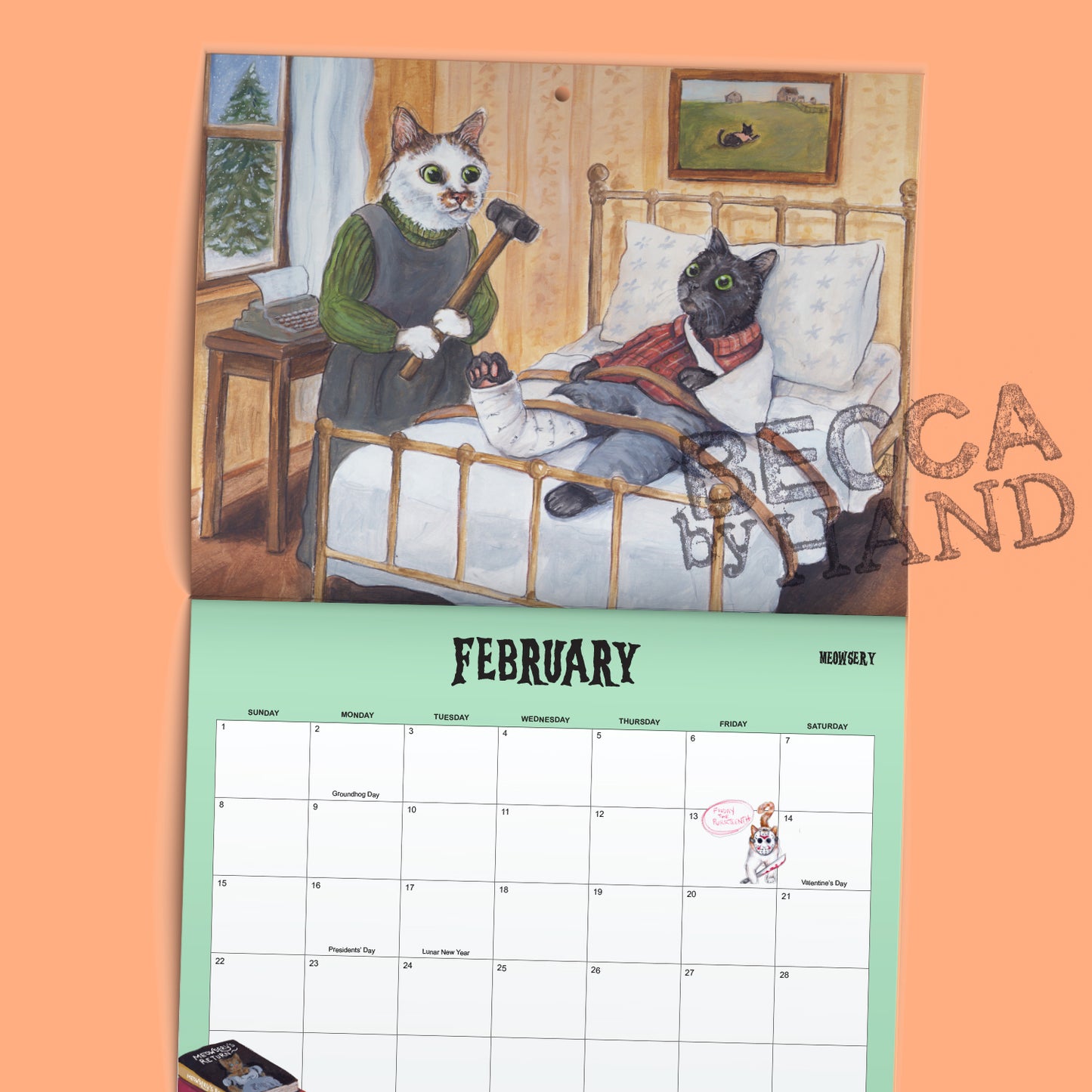 Scaredy Cats 2026 Calendar