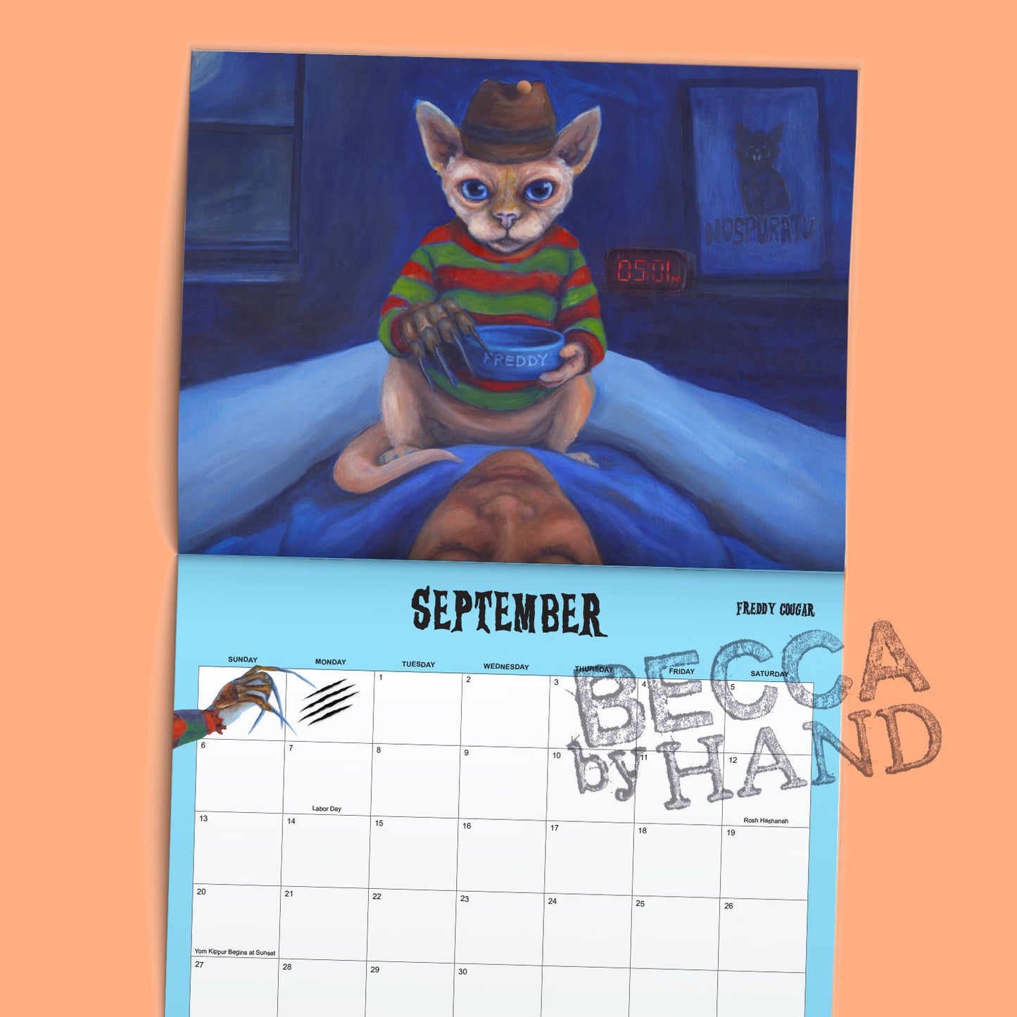 Scaredy Cats 2026 Calendar