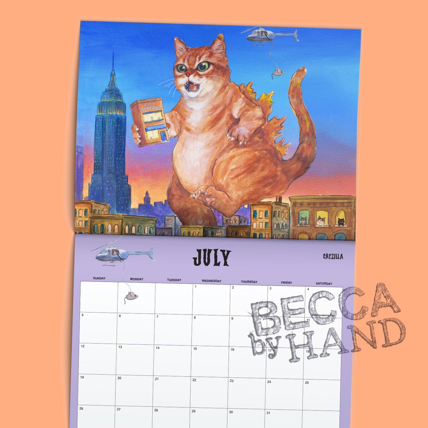 Scaredy Cats 2026 Calendar