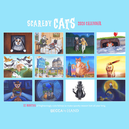 Scaredy Cats 2026 Calendar