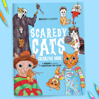 Scaredy Cats Coloring Book