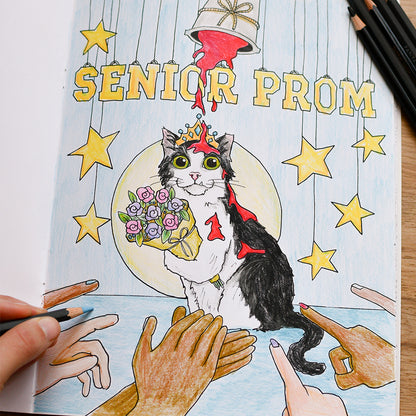 Scaredy Cats Coloring Book