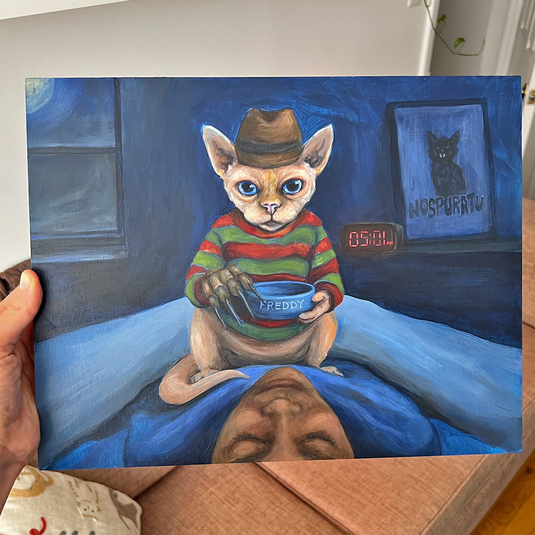 Original Freddy Cougar Painting