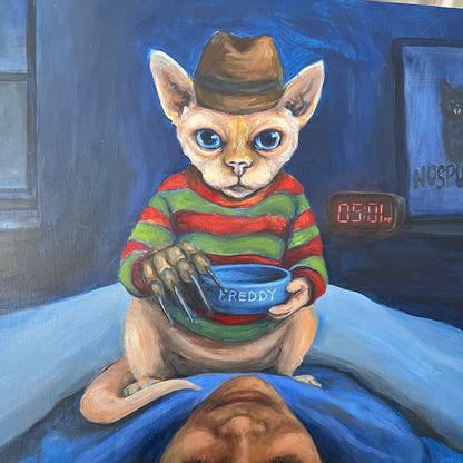 Original Freddy Cougar Painting