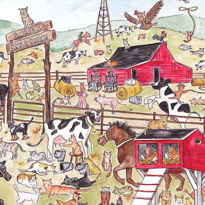 Herding Cats Art Print