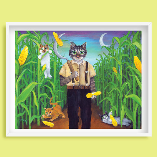 Kittens Of The Corn Art Print