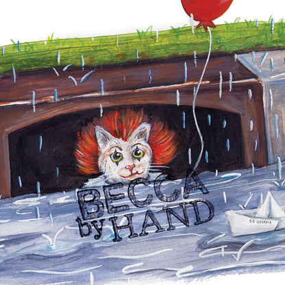 Kittywise Art Print