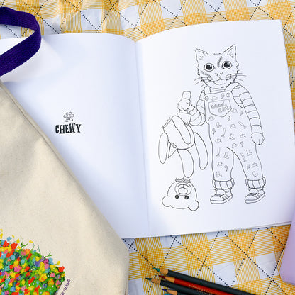 Scaredy Cats Coloring Book