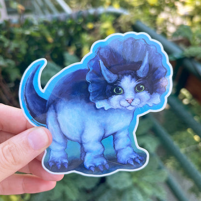 Triceracat Sticker