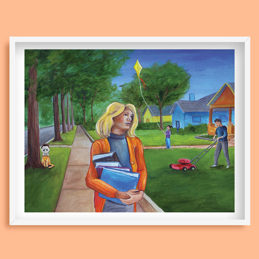 Michael Meowers Halloween Art Print