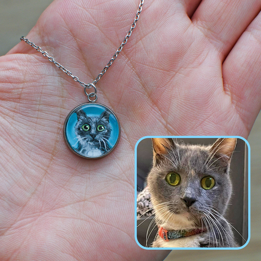 Custom Painted Pet Pendant