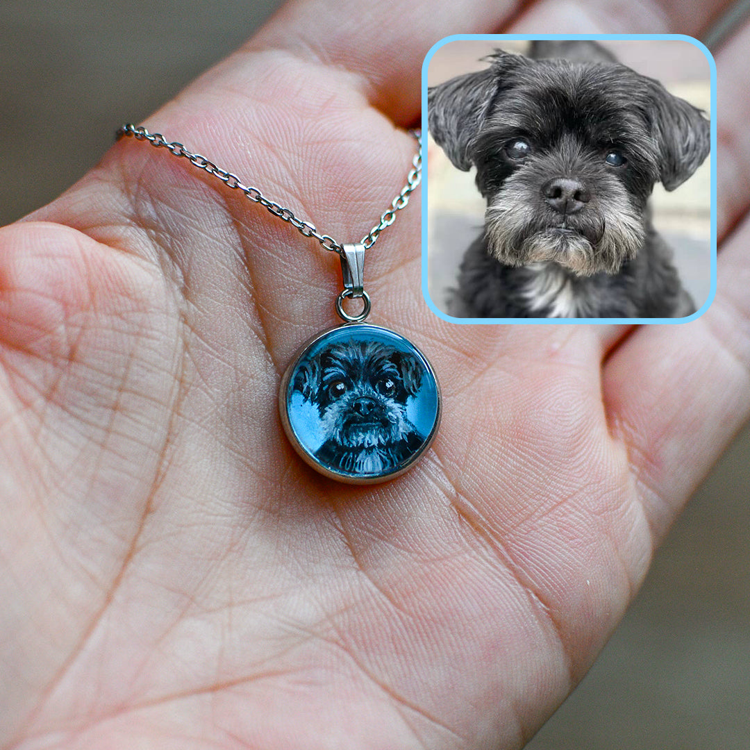 Custom Painted Pet Pendant