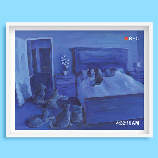 Purranormal Activity Art Print