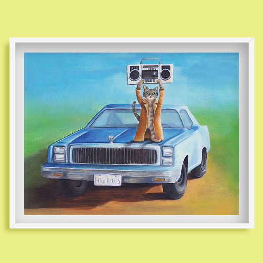 Meow Anything Art Print
